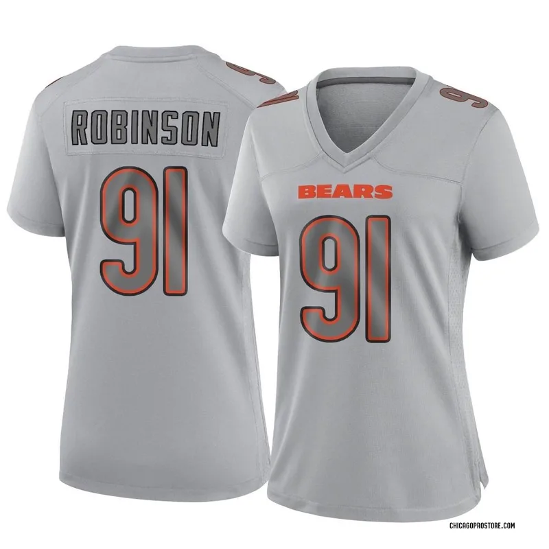 Top-selling Item] Chicago Bears Dominique Robinson 91 White Vapor Limited  3D Unisex Jersey