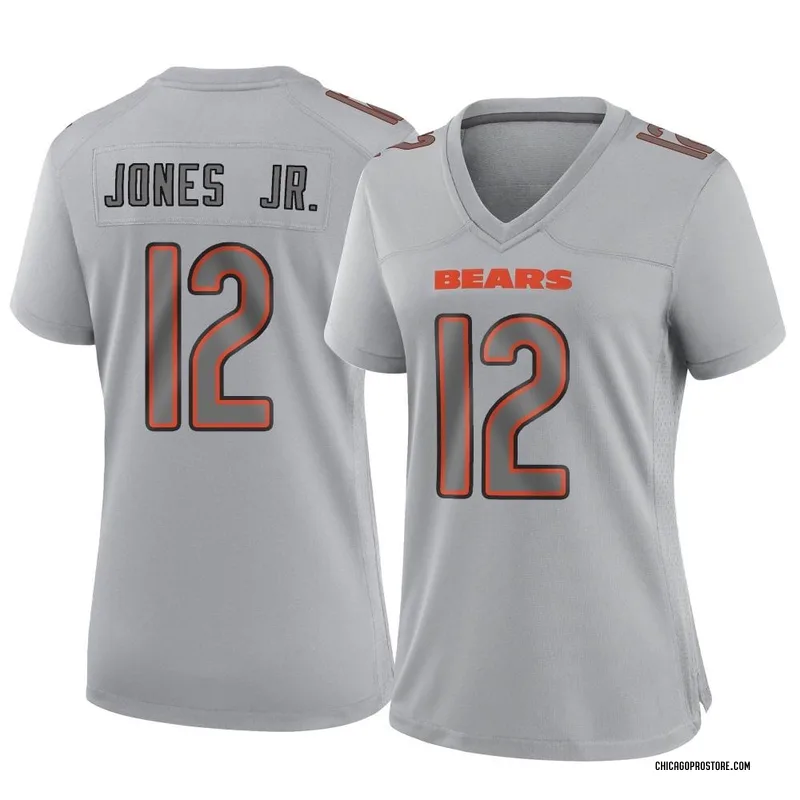 Top-selling Item] Chicago Bears Velus Jones Jr 12 White Vapor Limited 3D  Unisex Jersey