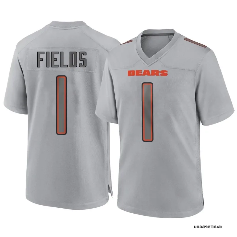 Justin Fields Chicago Bears Youth Inverted Game Jersey - Gray - Bluefink