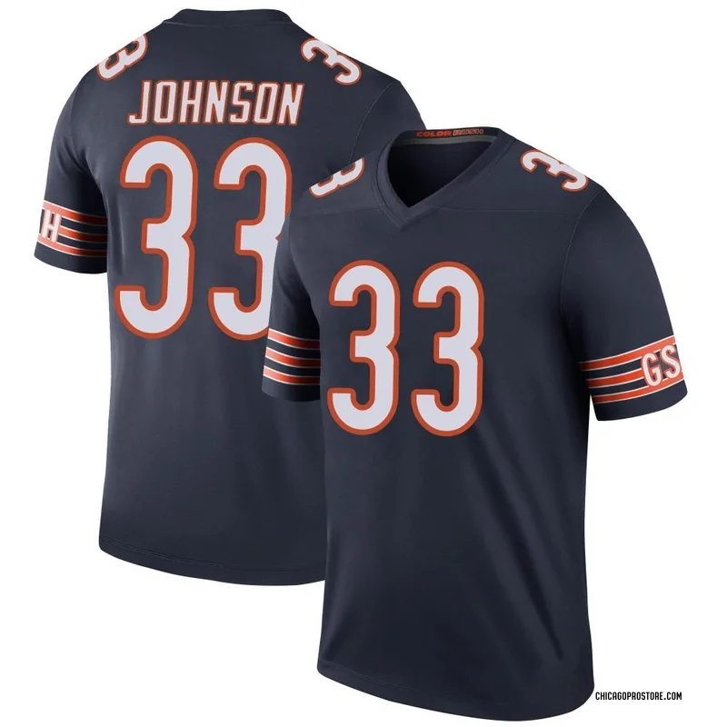 Navy Youth Jaylon Johnson Chicago Bears Legend Color Rush Jersey